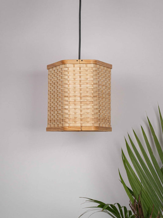 Let's Turn Bamboo Pendant Light