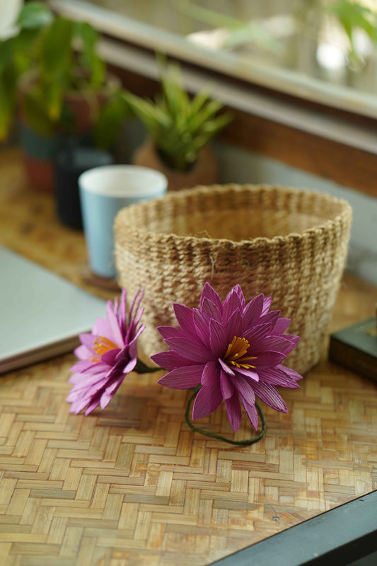 Water lily curtain tie