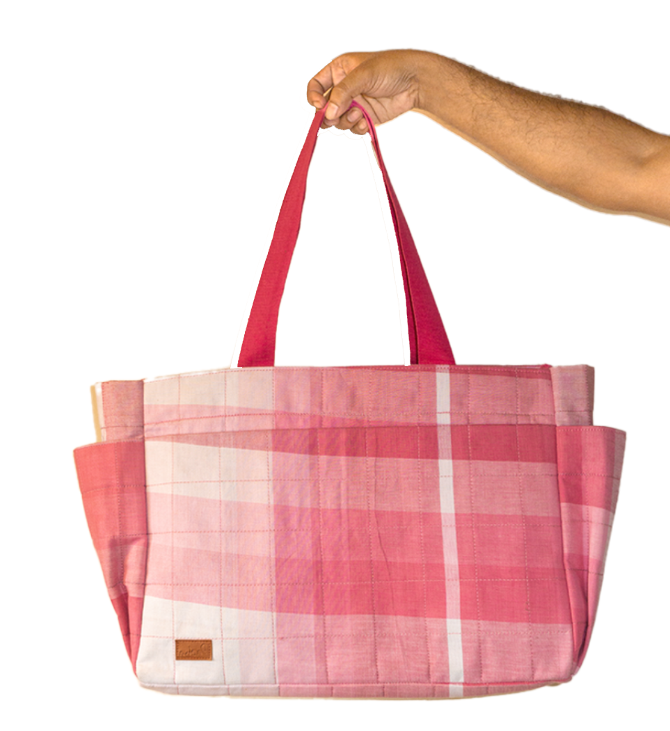 Cotton Candy Lungi Tote Bag