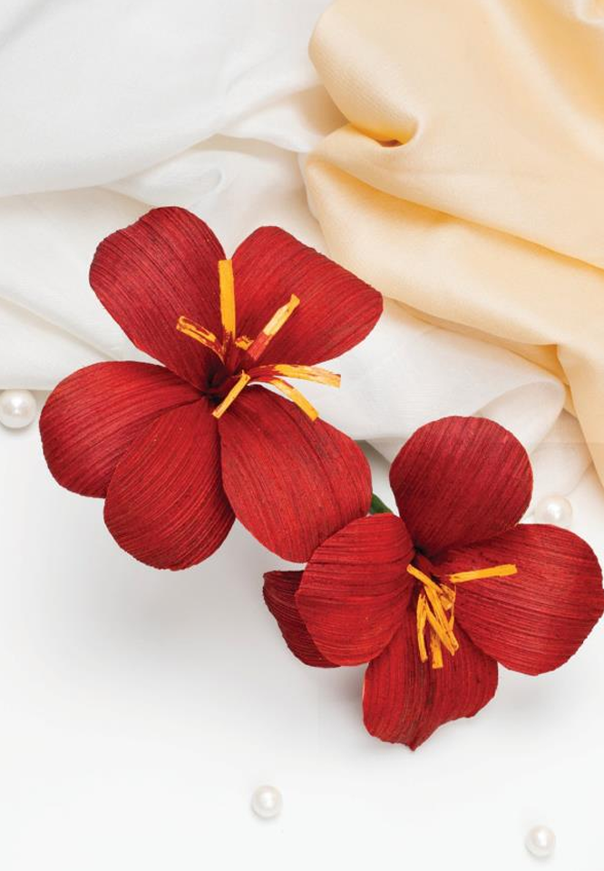 Hibiscus curtain tie