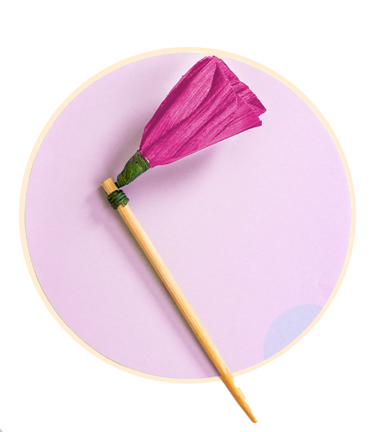 Tulip bun stick