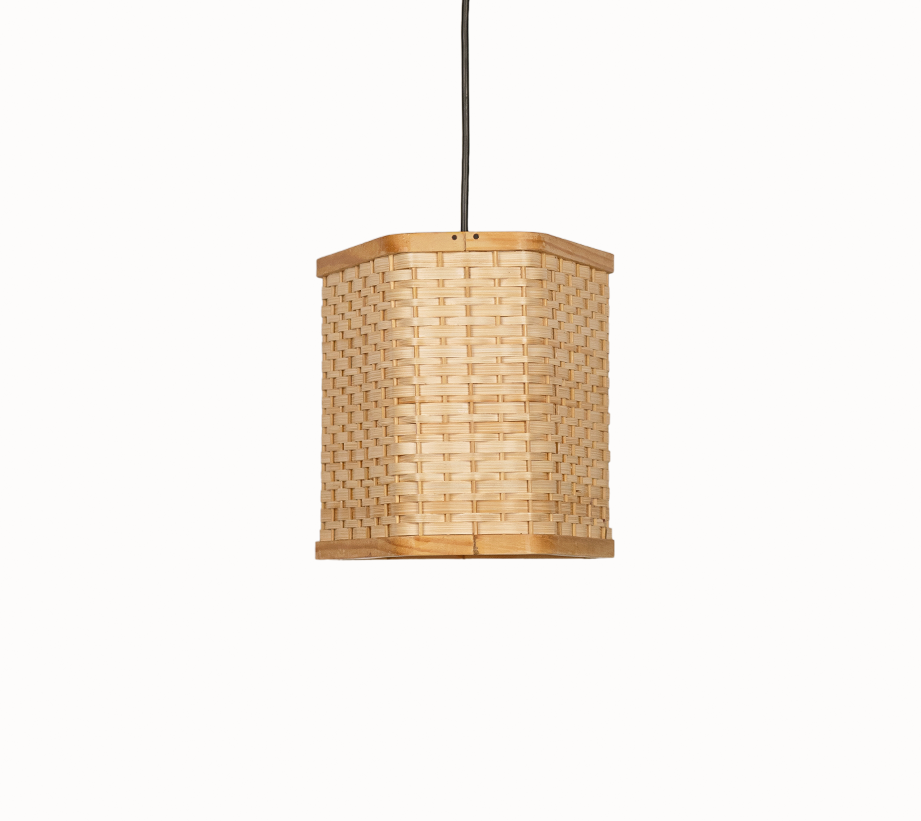 Let's Turn Bamboo Pendant Light