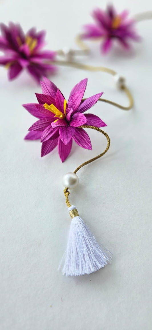 Diwali Floral Lotus Hanging - set of 2