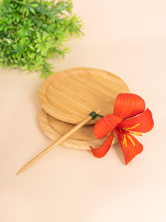 Hibiscus bun stick
