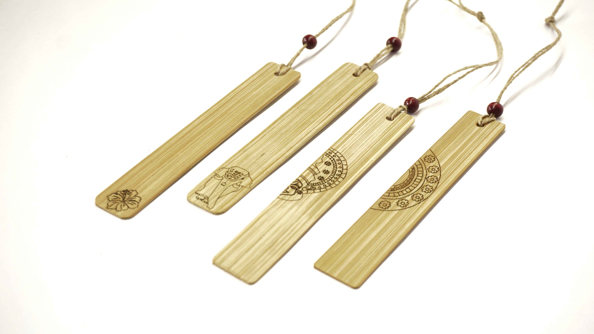 Kathakali Bamboo Bookmark