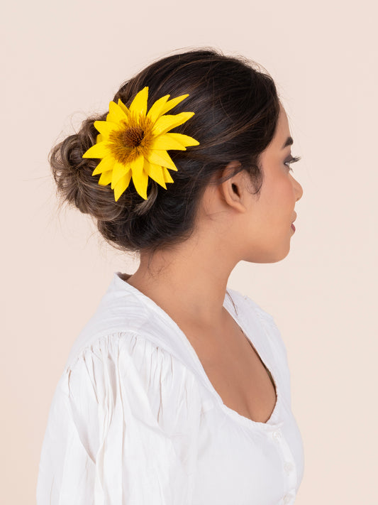 Sunflower bun stick