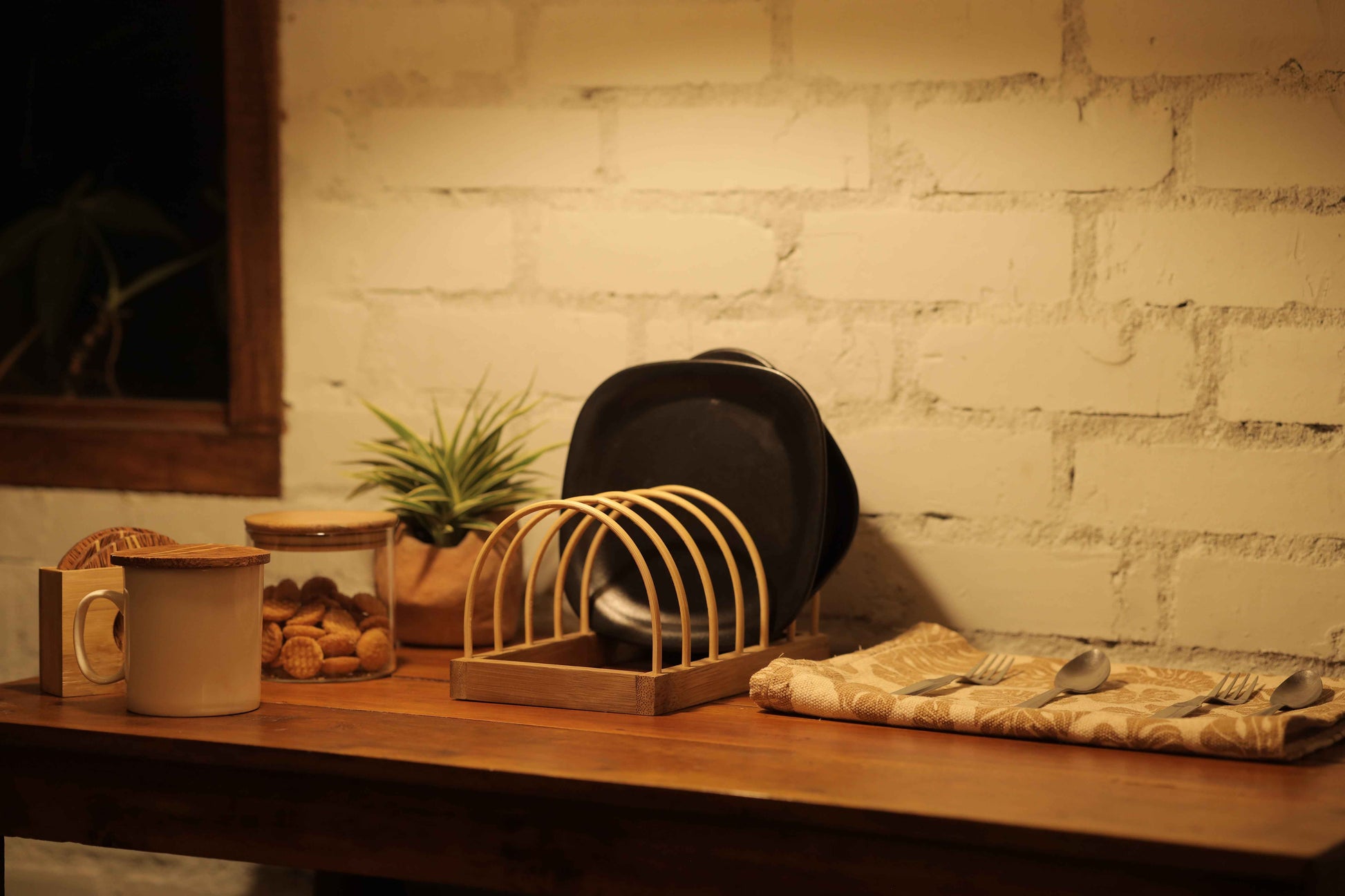 Willow Bamboo Plate rack