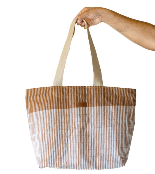 Beige Tote Bag