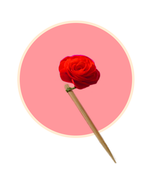 Rose bun stick
