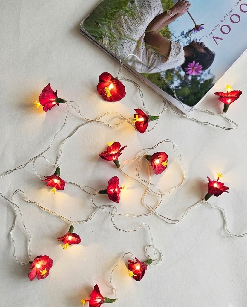Hibiscus Poov String light