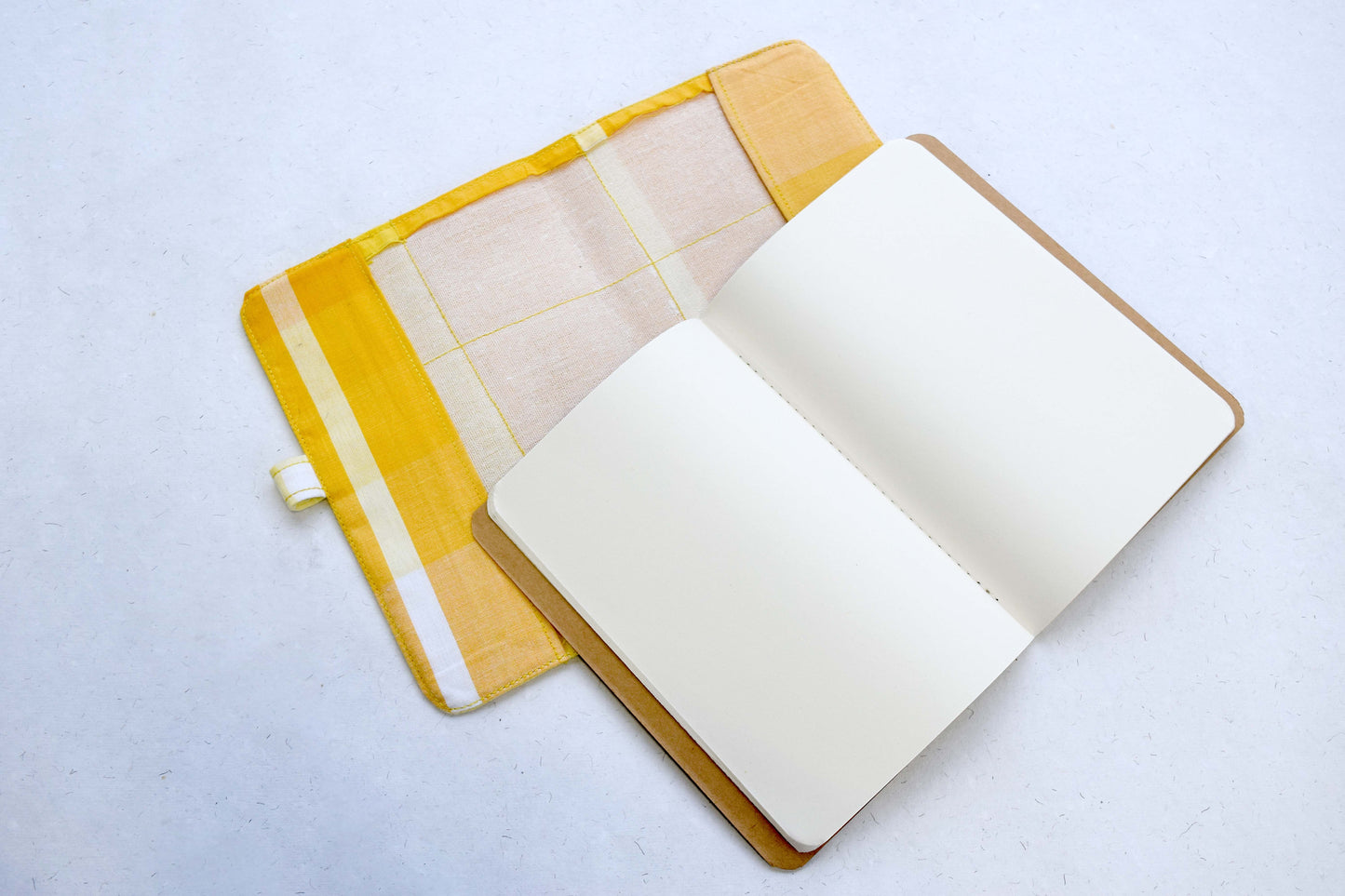 Sunshine Reusable Lungi Journal with Bamboo Pen
