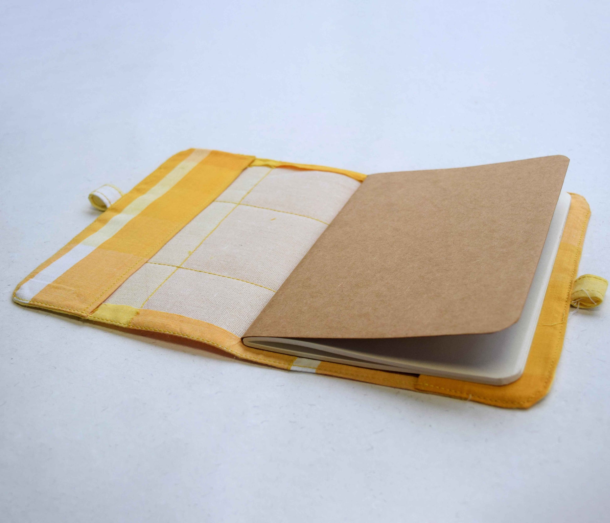 Sunshine Reusable Lungi Journal with Bamboo Pen