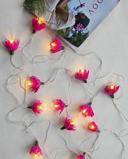 Water Lily Poov String Light